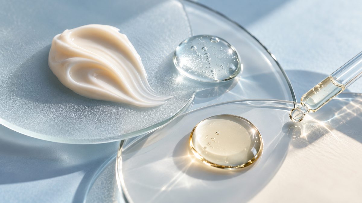 Eye cream, serum and oil textures: the three formats sold for dark circles in Singapore