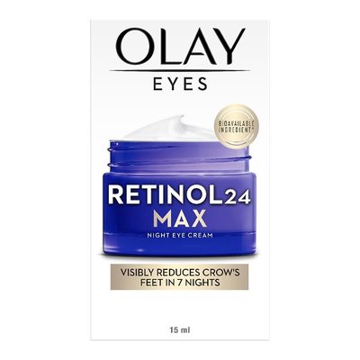 Olay Eyes Retinol24 MAX Night Eye Cream, eye cream for dark circles sold in Singapore